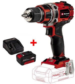 Набір шуруповерт безщітковий Einhell TP-CD 18/50 Li BL Solo + зарядний пристрій і акумулятор 18V 4,0 Ah (4513887,4512042) Набір шуруповерт безщітковий Einhell TP-CD 18/50 Li BL Solo + зарядний пристрій і акумулятор 18V 4,0 Ah (4513887,4512042)