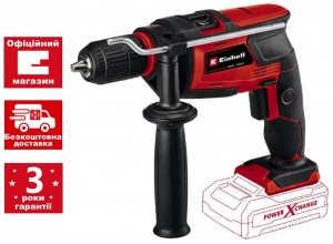Дриль ударний акумуляторний Einhell TC-ID 18 Li - Solo (4513960) Дриль ударний акумуляторний Einhell TC-ID 18 Li - Solo (4513960)