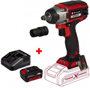 Набір ударний гайковерт безщітковий Einhell IMPAXXO 18/230 - Solo + зарядний пристрій і акумулятор 18V 4,0 Ah (4510080, 4512042) Набір ударний гайковерт безщітковий Einhell IMPAXXO 18/230 - Solo + зарядний пристрій і акумулятор 18V 4,0 Ah (4510080, 4512042)