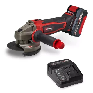 Кутова акумуляторна шліфувальна машина Einhell TE-AG 18/125-2 Li (1 x 4,0 А·год) (4431190) Кутова акумуляторна шліфувальна машина Einhell TE-AG 18/125-2 Li (1 x 4,0 А·год) (4431190)
