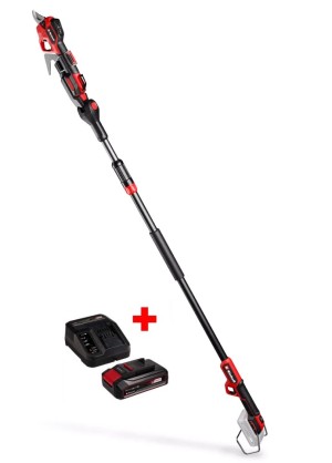 Набір секатор акумуляторний безщітковий телескопічний Einhell GP-LS 18/28 Li T BL-Solo + Starter-Kit 18V 2.5 Ah (3408330, 4512097) Набір секатор акумуляторний безщітковий телескопічний Einhell GP-LS 18/28 Li T BL-Solo + Starter-Kit 18V 2.5 Ah (3408330, 4512097)