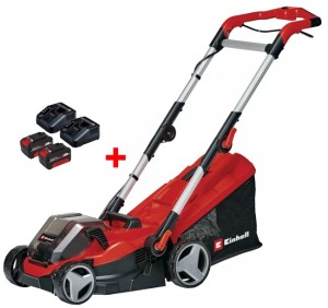 Набір газонокосарка акумуляторна Einhell GE-CM 36/34-1 Li-Solo + 2 х зарядне і акумулятор Starter-Kit 18V 4,0 Ah (3413226, 2 х 4512042) Набір газонокосарка акумуляторна Einhell GE-CM 36/34-1 Li-Solo + 2 х зарядне і акумулятор Starter-Kit 18V 4,0 Ah (3413226, 2 х 4512042)