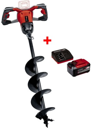 Набір акумуляторний безщітковий земляний бур Einhell GP-EA 18/150 Li BL-Solo + зарядний пристрій та акумулятор 18V 5,2 Ah (3437000, 4512147) Набір акумуляторний безщітковий земляний бур Einhell GP-EA 18/150 Li BL-Solo + зарядний пристрій та акумулятор 18V 5,2 Ah (3437000, 4512147)